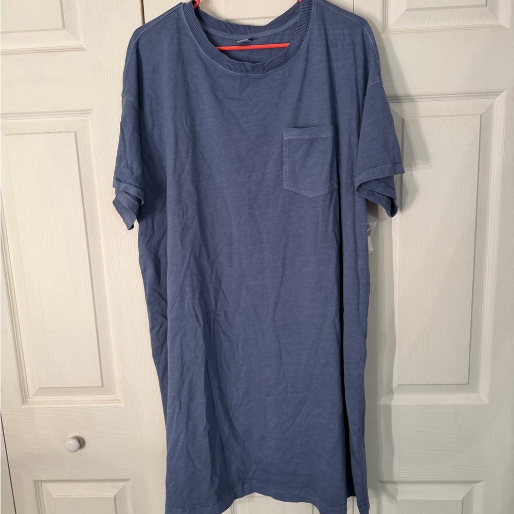 Blue T-Shirt dress